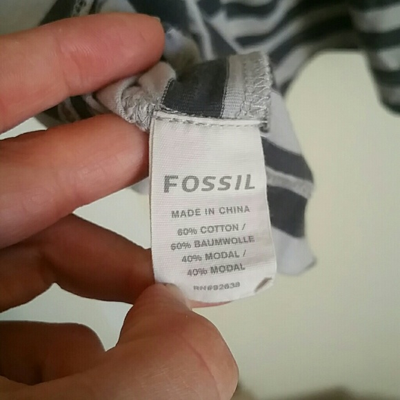FOSSIL Tunic top, Grey - Picture 8 of 8